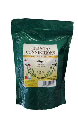Organic Connections | Allspice, Whole, Organic (1 lb)