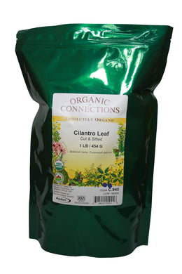 Organic Connections | Cilantro Leaf, Organic, C/S (1 lb)