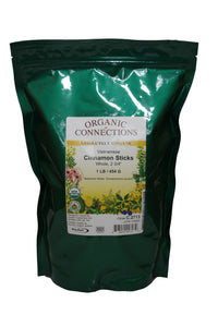 Organic Connections | Cinnamon, Vietnamese, Whole 2.75" Sticks, Organic (1 lb)