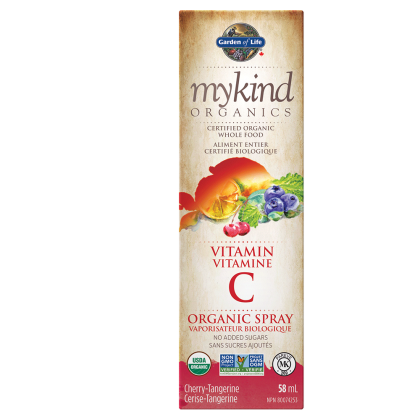 Garden of Life | MyKind Organics, Vitamin C Spray, Cherry-Tangerine (58 ml)