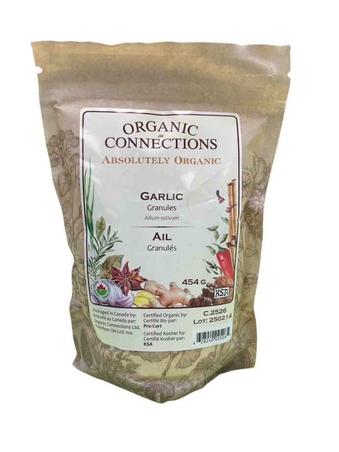 Organic Connections | Garlic, Granules, Organic (1 lb)