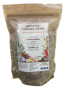 Organic Connections | Cinnamon, Ceylon, Ground, Organic (1 lb)