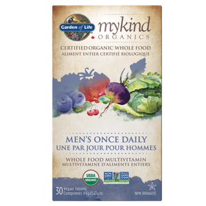 Garden of Life | MyKind Organics, Multivitamin, Men's Ones Daily (30 Vtabs)