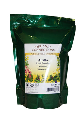 Organic Connections | Alfalfa Leaf Powder, Organic (1 lb)