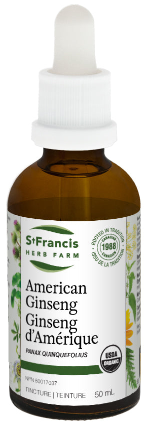 St Francis Herb Farm | American Ginseng Tincture (50 ml)