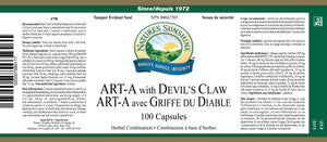NSP | ART-A with Devil's Claw (100 Capsules)