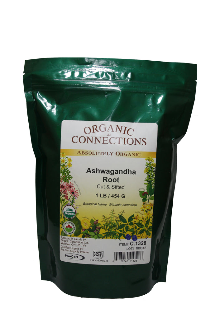 Organic Connections | Ashwagandha Root, C/S, Organic (1 lb)