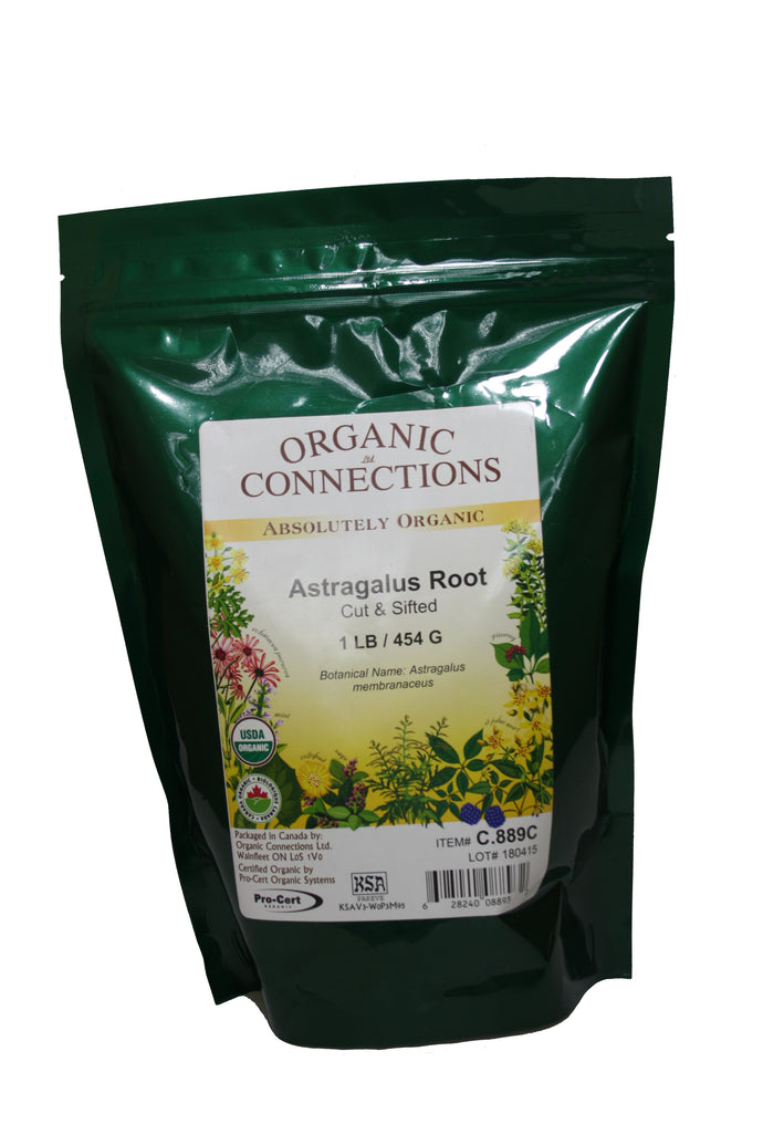 Organic Connections | Astragalus Root, C/S, Organic (1 lb)