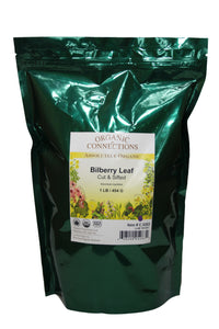 Organic Connections | Bilberry Leaf, C/S, Organic (1 lb)