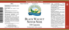 NSP | Black Walnut Hulls, 500 mg (100 Capsules)