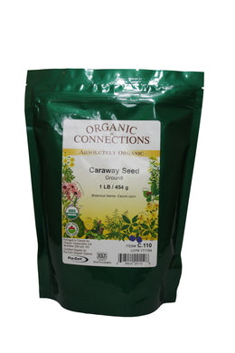 Organic Connections | Caraway Seed, Ground, Organic (1 lb)