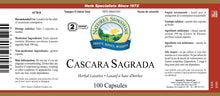 NSP | Cascara Sagrada, 390 mg (100 Capsules)