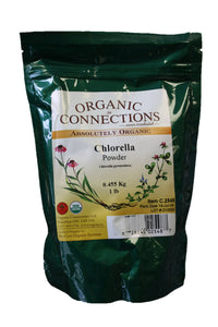 Organic Connections | Chlorella Powder, Organic (1 lb)