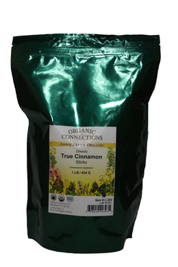 Organic Connections | Cinnamon, Sticks, Sweet, Organic (1 lb)
