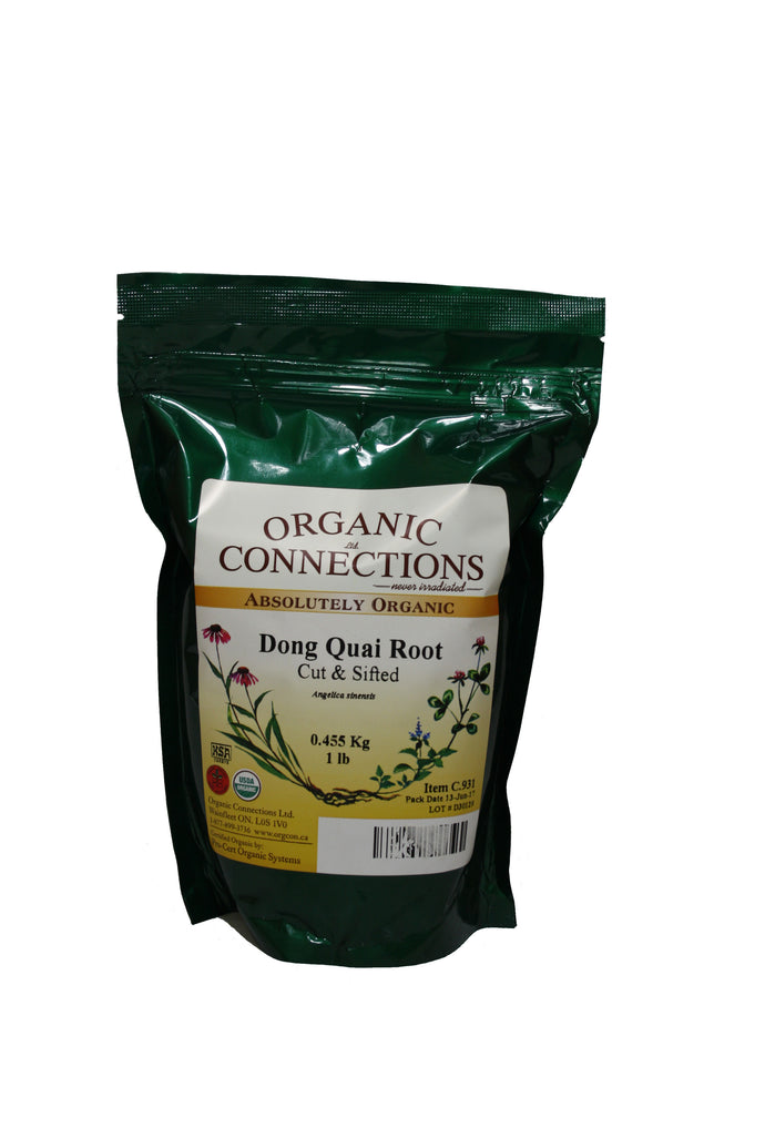 Organic Connections | Dong Quai Root, C/S, Organic (1 lb)