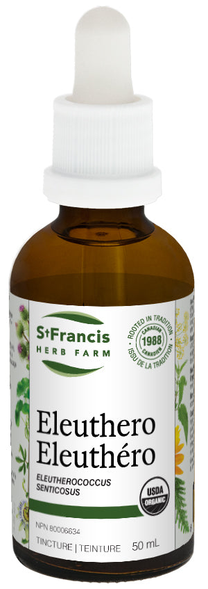 St Francis Herb Farm | Eleuthero (Siberian Ginseng) Tincture (50 ml)