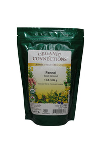 Organic Connections | Fennel Seed, Ground, Organic (1 lb)