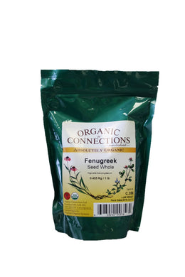 Organic Connections | Fenugreek Seed, Whole, Organic (1 lb)