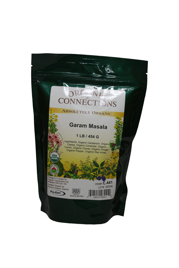 Organic Connections | Garam Masala Powder, Organic (1 lb)