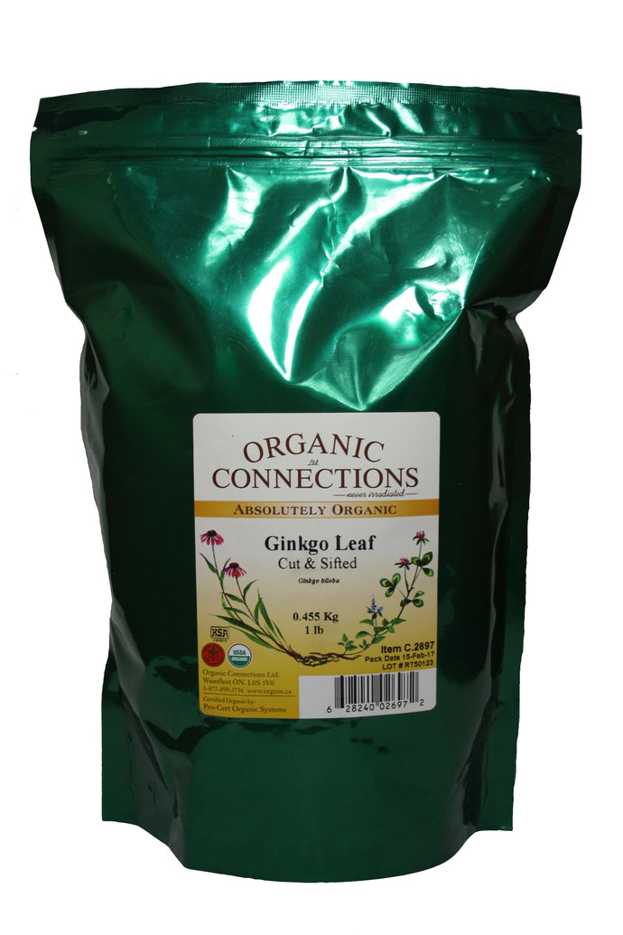Organic Connections | Ginkgo Leaf, C/S, Organic (1 lb)