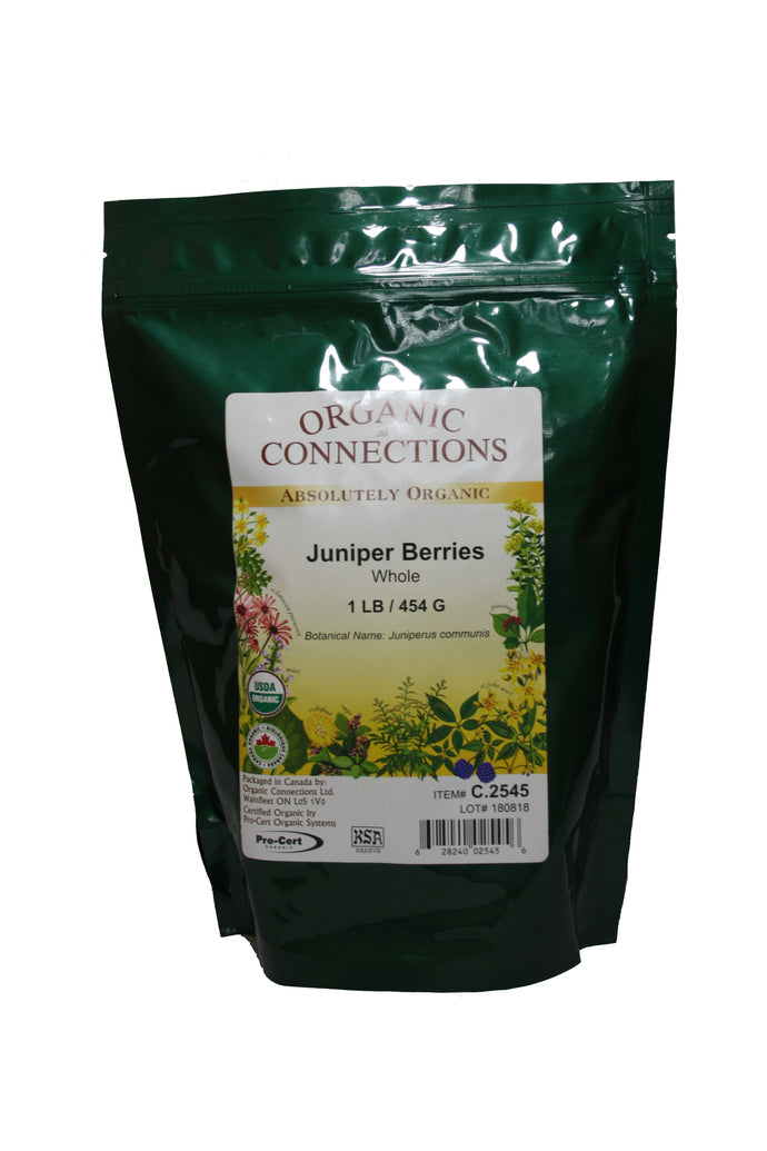 Organic Connections | Juniper Berries, Whole, Organic (1 lb)