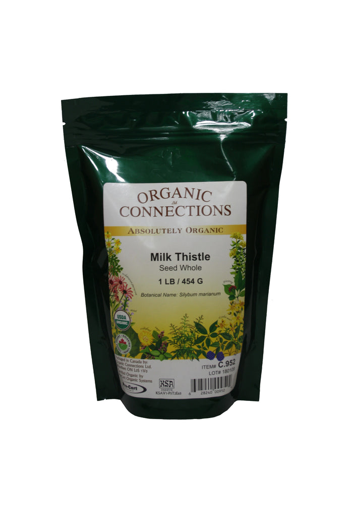 Organic Connections | Milk Thistle Seed, Whole, Organic (1 lb)