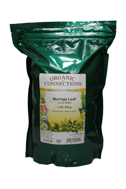 Organic Connections | Moringa Leaf, C/S, Organic (1 lb)