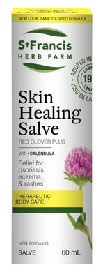 St Francis Herb Farm | Skin Healing Salve, Red Clover Plus (60 ml)