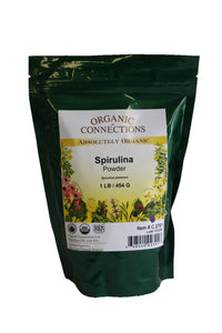 Organic Connections | Spirulina Powder, Organic (1 lb)