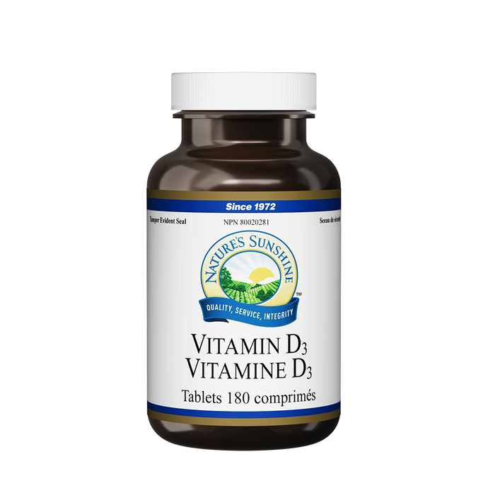 NSP | Vitamin D3, 1000 IU (180 Tablets)