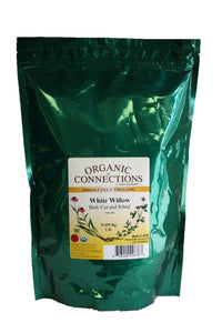 Organic Connections | White Willow Bark, C/S, Organic (1 lb)