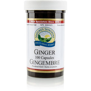 NSP | Ginger, 500 mg (100 Capsules)